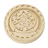 Christmas Series Wax Seal Brass Stamp Head LS-AJEW-M037-01G-19-2