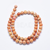 Natural Imperial Jasper Beads Strands X-G-A175B-8mm-07-2