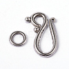 Tibetan Silver Hook and Eye Clasps LS-LF1277Y-1
