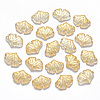 Two Tone Transparent Spray Painted Glass Pendants GLAA-T016-01B-1