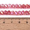 Electroplate Crackle Imitation Jade Glass Beads Strands LS-EGLA-Q131-02B-06-4