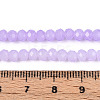 Baking Paint Imitation Jade Glass Bead Strands X-DGLA-A034-J4MM-A50-4