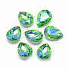 Pointed Back Glass Rhinestone Cabochons RGLA-T017-18x25mm-06-1