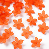 Frosted Acrylic Bead Caps MACR-S371-05A-726-1