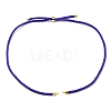 Nylon Cords Necklace Making AJEW-P116-03G-09-1