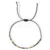 Boho Adjustable Handmade Glass Seed Braided Bead Bracelets for Women HK4747-1-3