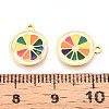 304 Stainless Steel Enamel Charms STAS-N112-05A-G-3
