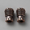 Brass EDC European Beads KK-WH0081-63R-1