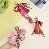 CHGCRAFT 3Pcs 3 Colors PU Imitation Leather Tassel Keychain KEYC-CA0001-30-3