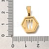 304 Stainless Steel Charms LS-STAS-H227-01G-W-3