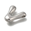 304 Stainless Steel Pendants STAS-S166-02P-25-2