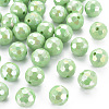 Opaque Acrylic Beads X-TACR-S154-10F-01-1