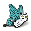 Cat with Butterfly Wing Enamel Pins JEWB-I026-03C-3