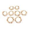 4 Pairs Vintage Natural Pearl Beads Earrings for Girl Women EJEW-JE04643-1