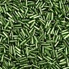 Plated Glass Bugle Beads SEED-S046-01B-49A-3