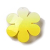 Acrylic Big Pendants with Glitter Powder MACR-M023-03A-2