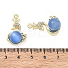 Alloy Rhinestone Pendants FIND-D044-22G-02-3