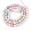 Anti-Tarnish Electroplate Glass Beads Strands X-GLAA-N057-6mm-08-2
