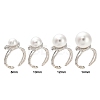 Brass Cup Peg Open Cuff Ring Settings LS-KK-G518-10P-03-4
