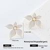 304 Stainless Steel Enamel Stud Earrings for Women JJ0945-6-1