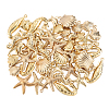 54Pcs 9 Styles Ocean Theme 316 Surgical Stainless Steel Pendants STAS-SC0010-04-5
