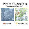 Waterproof PVC Colored Laser Stained Window Film Adhesive Stickers DIY-WH0256-085-8