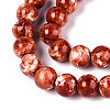 Baking Paint Glass Beads Strands DGLA-N016-10mm-06-3