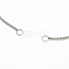Adjustable 304 Stainless Steel Box Chain Slider Bracelet/Bolo Bracelets Making AJEW-JB00781-01-2