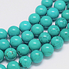 Natural Magnesite Round Bead Strands TURQ-E022-38B-10mm-2
