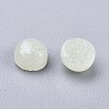 Synthetic Luminous Stone Cabochons X-G-P393-R63-4MM-2