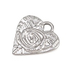 Textured 304 Stainless Steel Pendants STAS-D264-06A-P-2