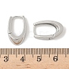 U-Shaped Brass Hoop Earrings EJEW-D320-14P-5