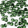 Diamond Shaped Cubic Zirconia Pointed Back Cabochons ZIRC-R004-10mm-08-1