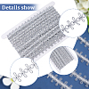 Polyester Lace Ribbon OCOR-WH0078-112B-6