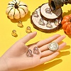 10Pcs Transparent Acrylic Bead Caps TACR-YW0003-23A-5