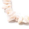 Natural Pink Shell Beads Strands BSHE-G029-02-3