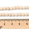 Natural Fossil Beads Strands X-G-K209-05D-4mm-4