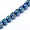 Electroplate Non-magnetic Synthetic Hematite Beads Strands G-I095-04-3