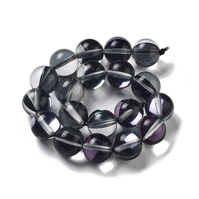 Synthetic Moonstone Beads Strands G-P528-J03-16-1
