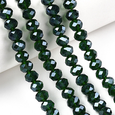 Electroplate Glass Beads Strands EGLA-A034-T1mm-A31-1