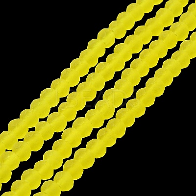 Transparent Glass Beads Strands EGLA-A044-T6mm-MD29-1