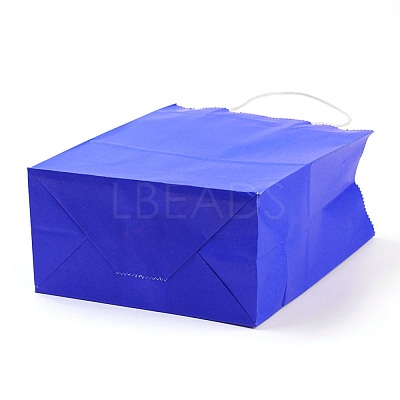 Pure Color Kraft Paper Bags AJEW-G020-B-04-1
