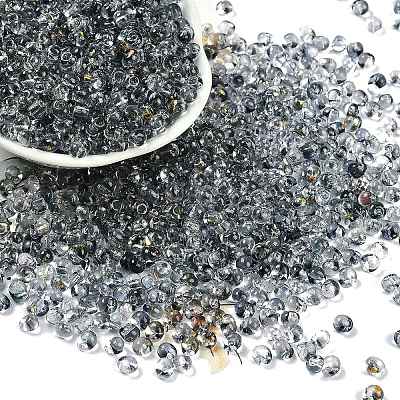 6/0 Spray Paint Fringe Glass Seed Beads SEED-H003-11E-1