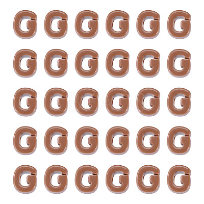 Opaque Acrylic European Beads OACR-TAC0019-006G-1