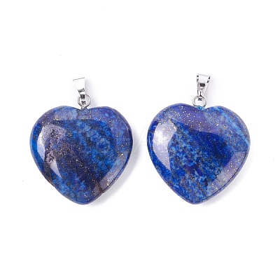 Natural Dyed Lapis Lazuli Pendants G-G956-B31-FF-1