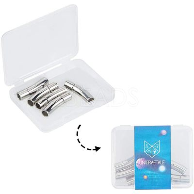 304 Stainless Steel Bayonet Clasps STAS-UN0001-88E-1