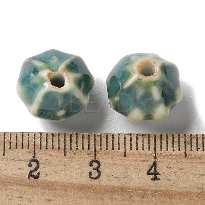 Vintage Porcelain Pumpkin Beads PORC-L080-A16-1