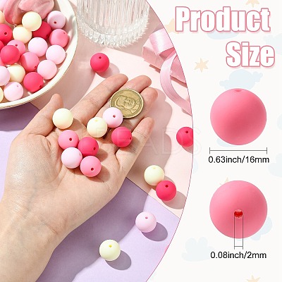Rubberized Style Opaque Acrylic Beads MACR-CJC0009-02E-1