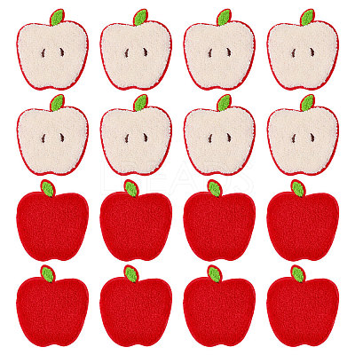 16Pcs 2 Styles Sew on Cloth Patches PATC-CA0001-39-1