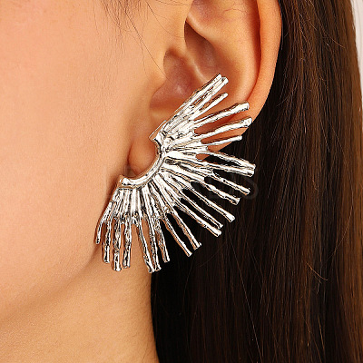 304 Stainless Steel Stud Earrings FS-WG82045-01-1